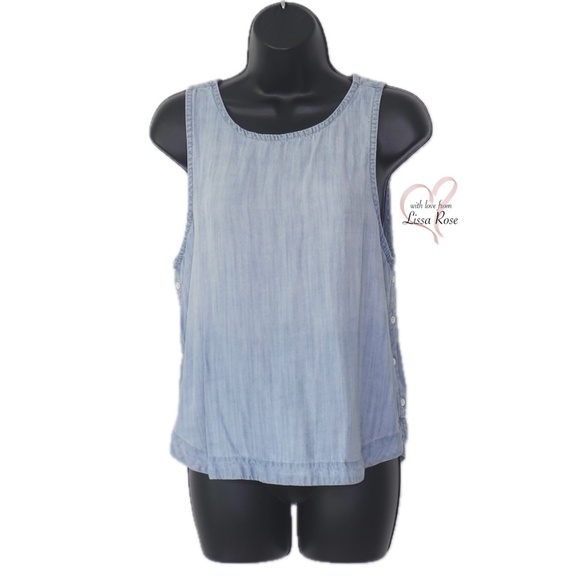 Helena Chambray Tank (Cloth & Stone for Anthropologie) - Picture 1 of 3